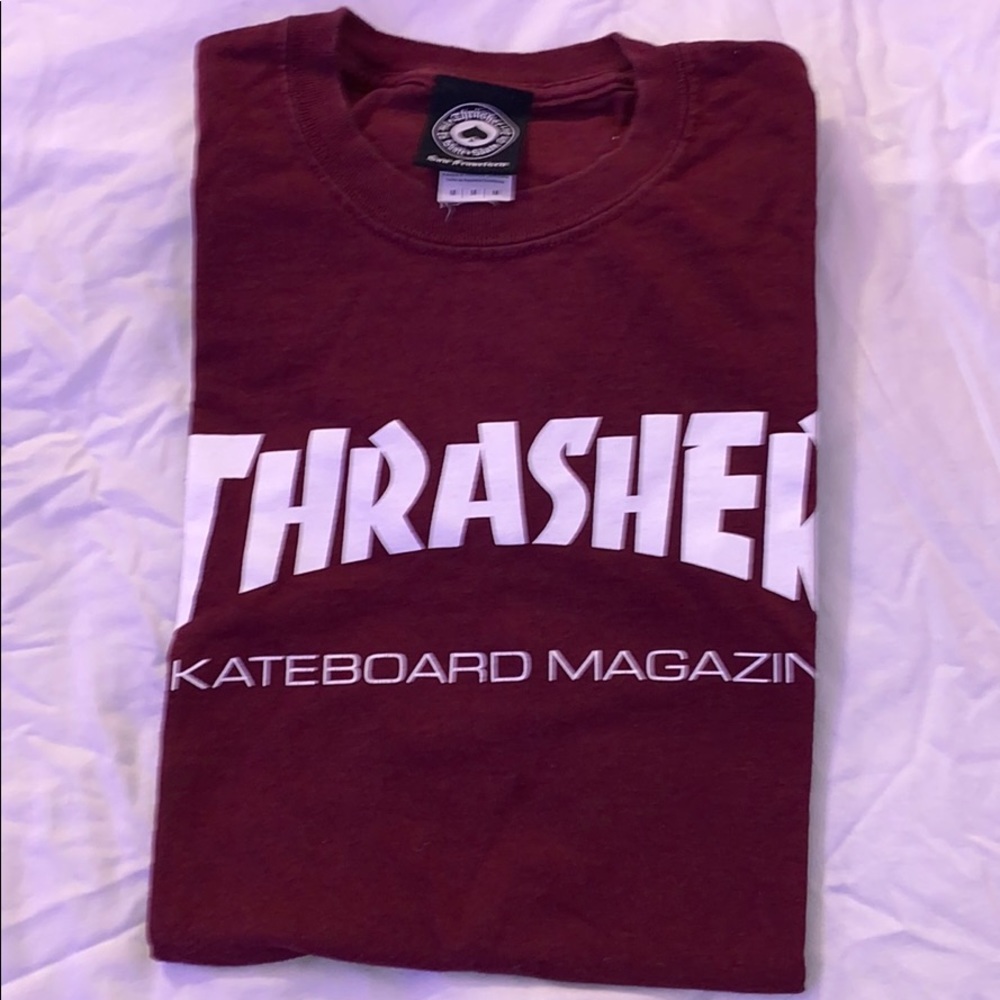 Maroon Thrasher T-shirt